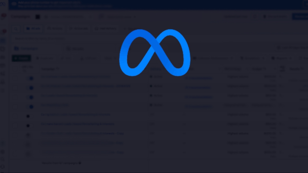 مدير الحملات Meta Ads